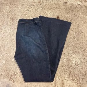 High Rise Dark Trouser